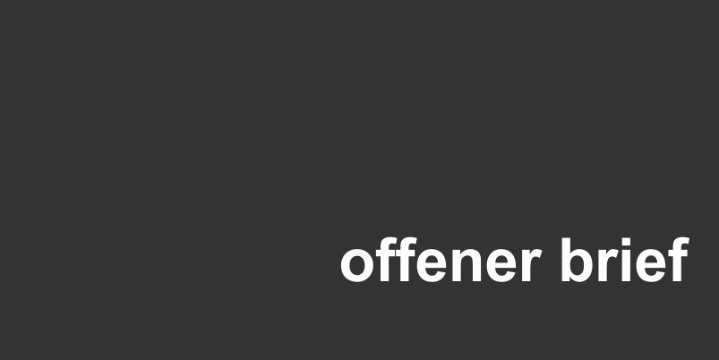 Offener Brief